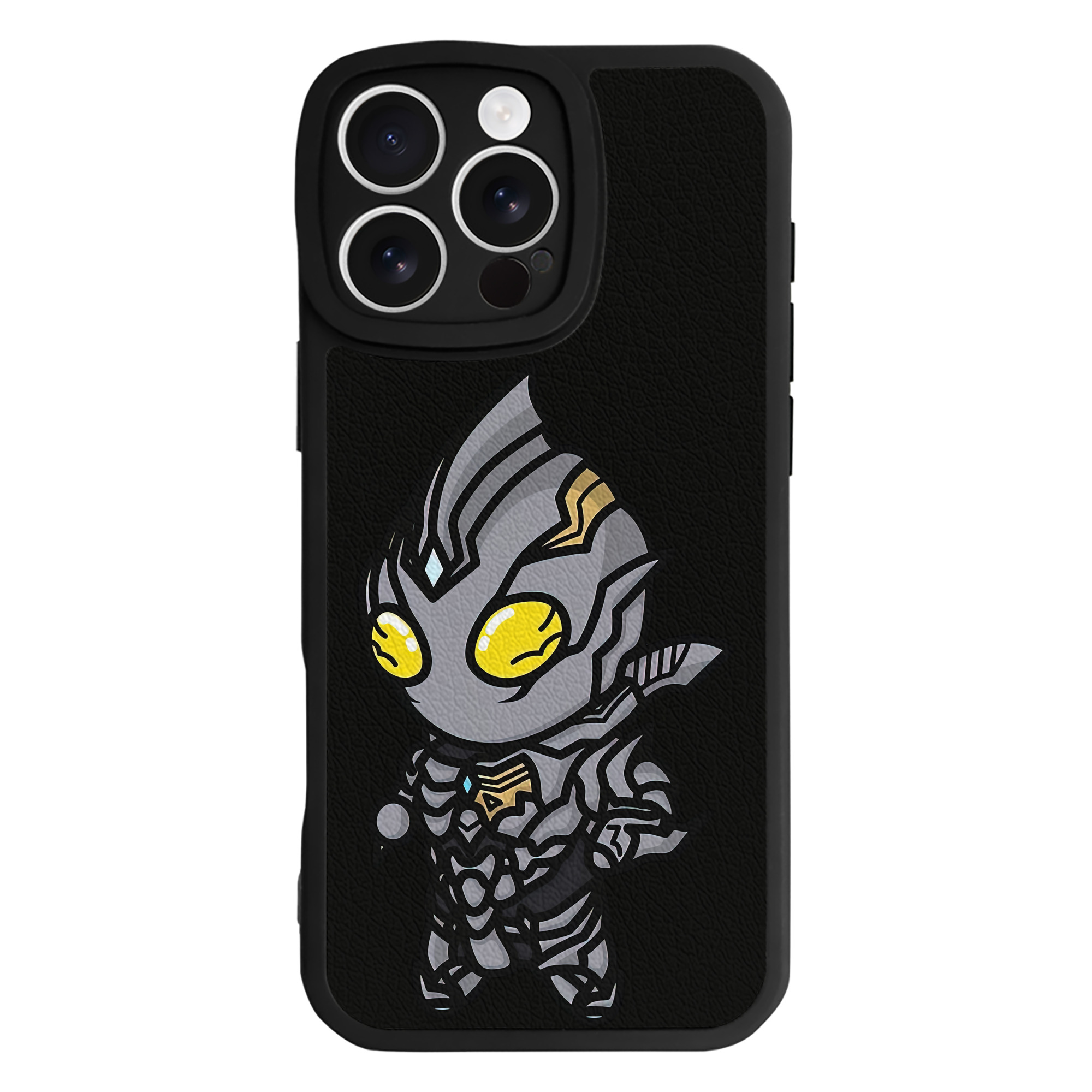 （画像用） ウルトラマン Ultraman 【iPhone 16シリーズ対応】シリコンスマホケース（レザー調） 材質：シリコン